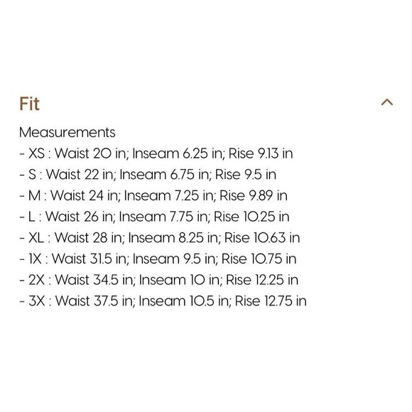 NWT MATE the Label Red Organic Stretch Biker Short - Size 3X - Picture 6 of 7